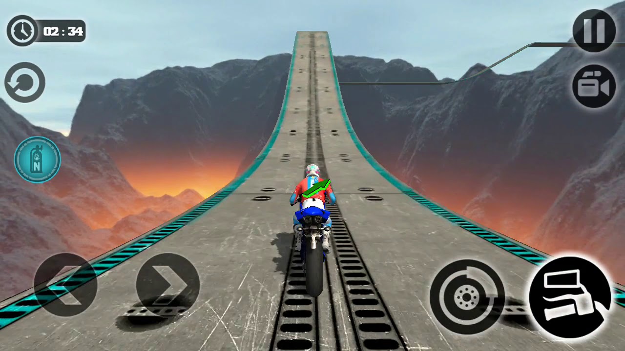 Impossible Motor Bike Tracks - Best Android Gameplay 2019 #5
