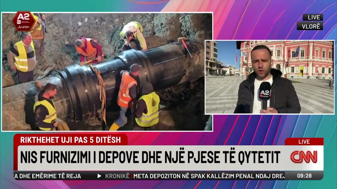 “Nis furnizimi i qytetit të Vlorës me ujë”, gazetari sjell detajet e fundit