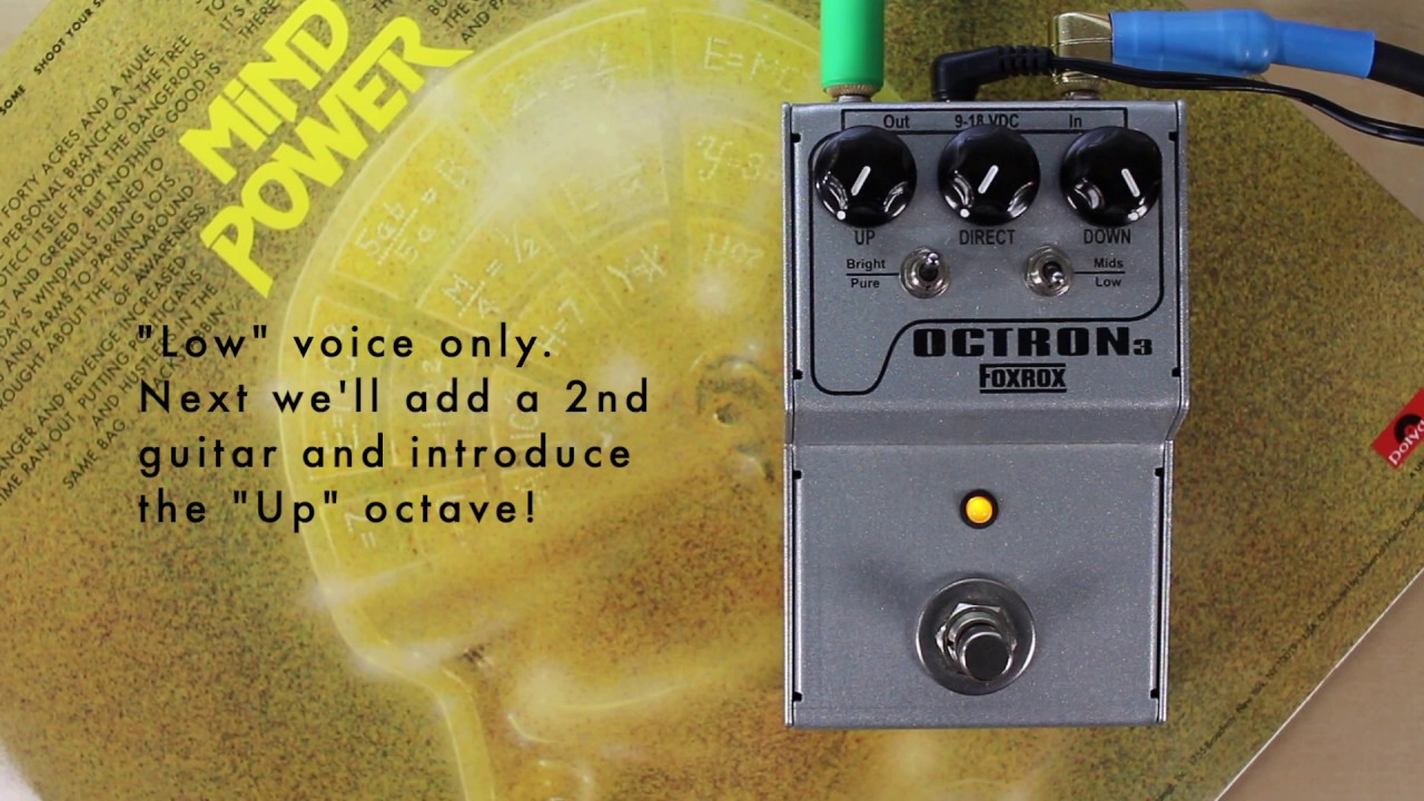 FoxRox Electronics Octron3 Analog Octave Pedal