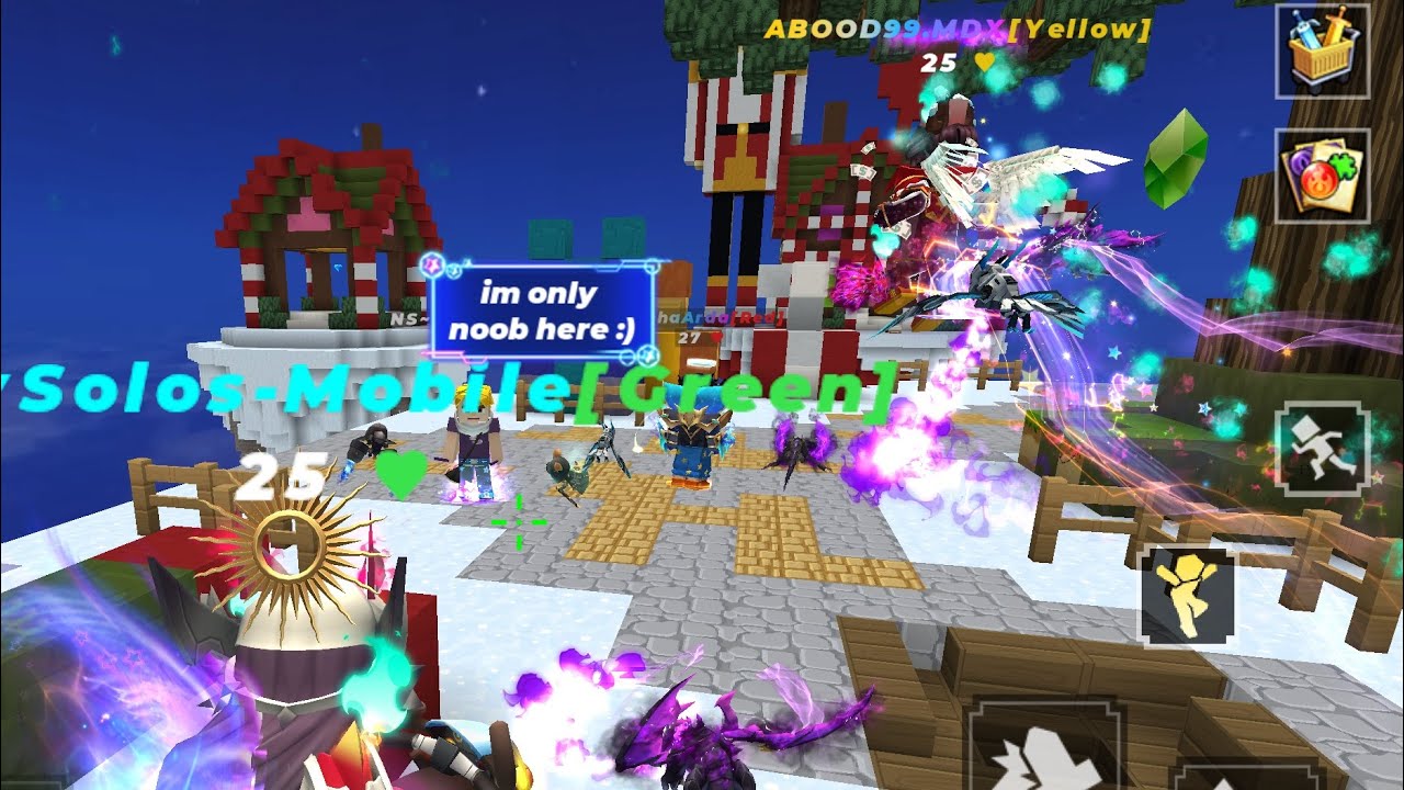 I killed ABOOD in BlockManGo!!! | TOP 1 EMU || #blockmango #bedwars