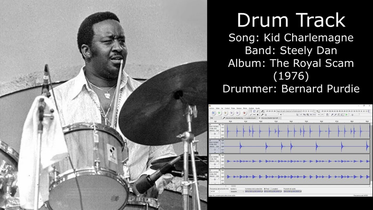Kid Charlemagne (Steely Dan) • Drum Track
