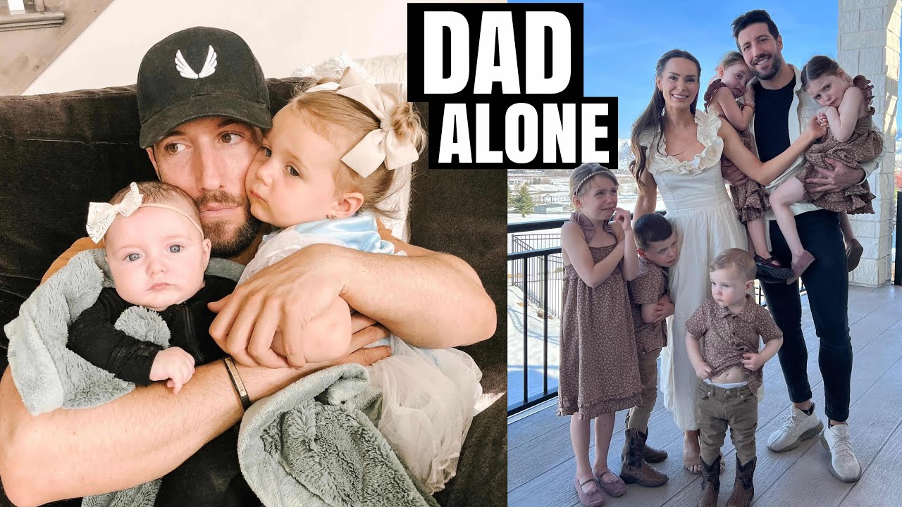 Mom Had To Go. Dad Left Alone with 4 Kids