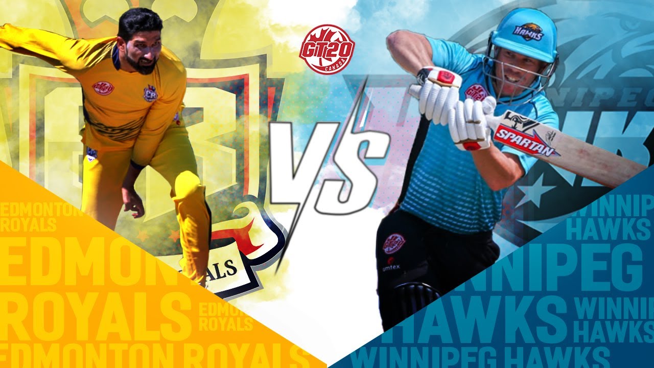 Edmonton Royals vs Winnipeg Hawks | GT20 Canada Season 1 Match 13 Highlights
