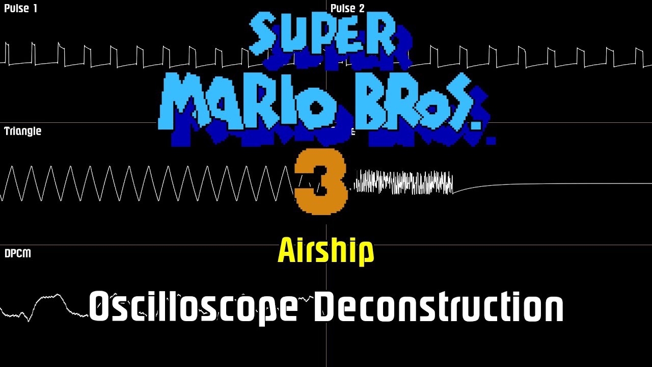 Super Mario Bros. 3 - Airship [Oscilloscope Deconstruction]