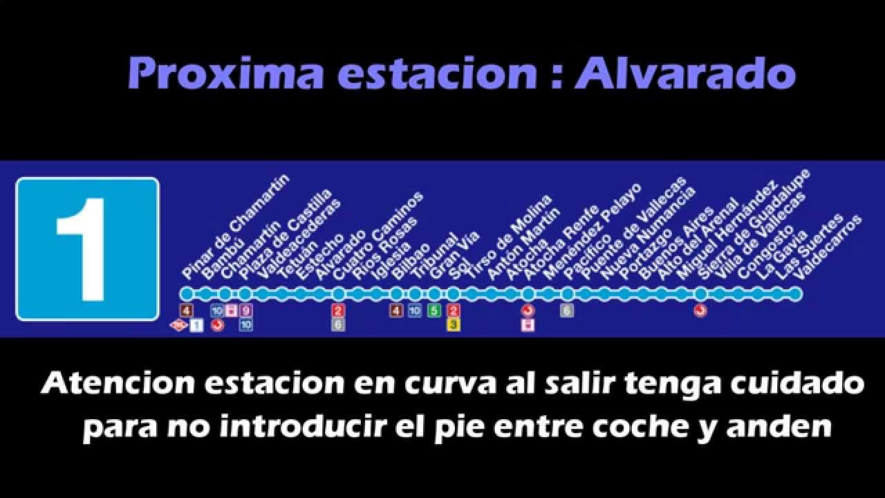 Metro de Madrid Megafonia Linea 1