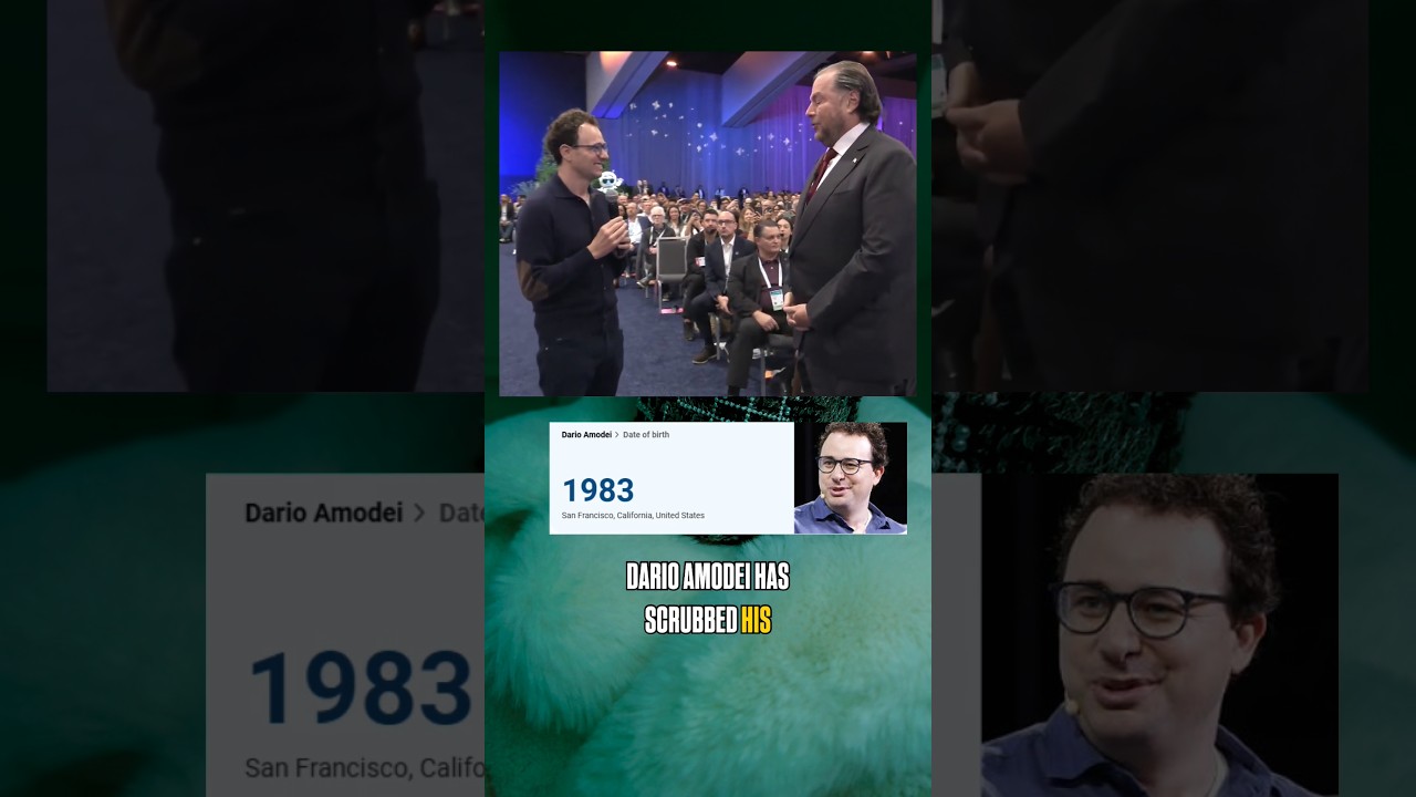 Дарио Амодеи УДАЛИЛ всю информацию о себе из интернета #ai #anthropic #claude #darioamodei #nvda