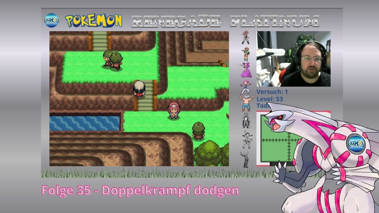 Pokemon Renegade Platinum Nuzlocke Challenge #35 Doppelkrampf dodgen