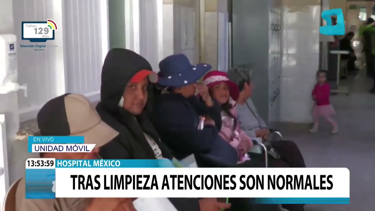 TRAS LIMPIEZA DE HOSPITAL MÉXICO, ATENCIONES SON NORMALES.