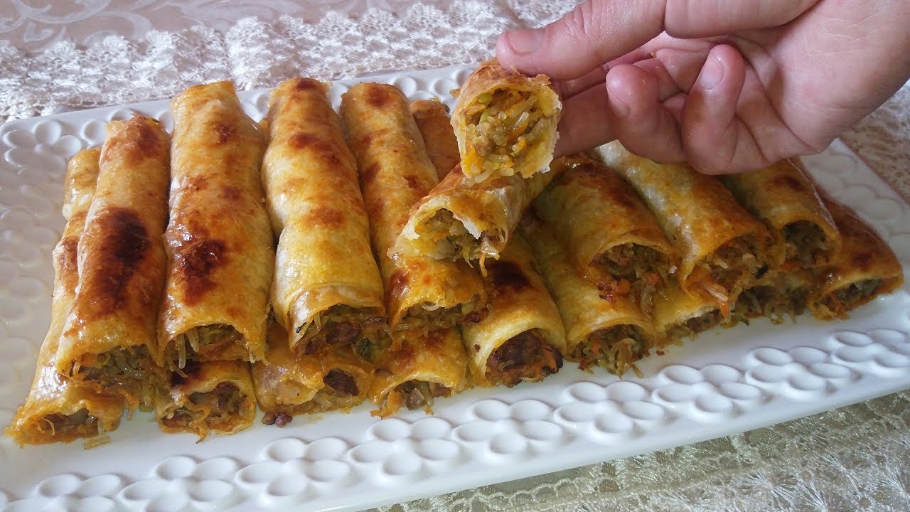 سيكار بعجين سحري مورق و هش بحشوة رائعة بطعم مغاير بطريقة سهلة و سريعة