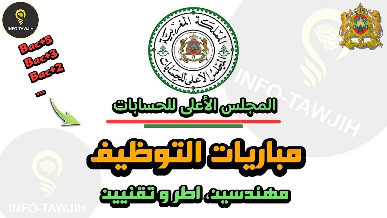 الطريقة الجديدة للتسجيل في مباريات التوظيف بالمجلس الأعلى للحسابات 2026.