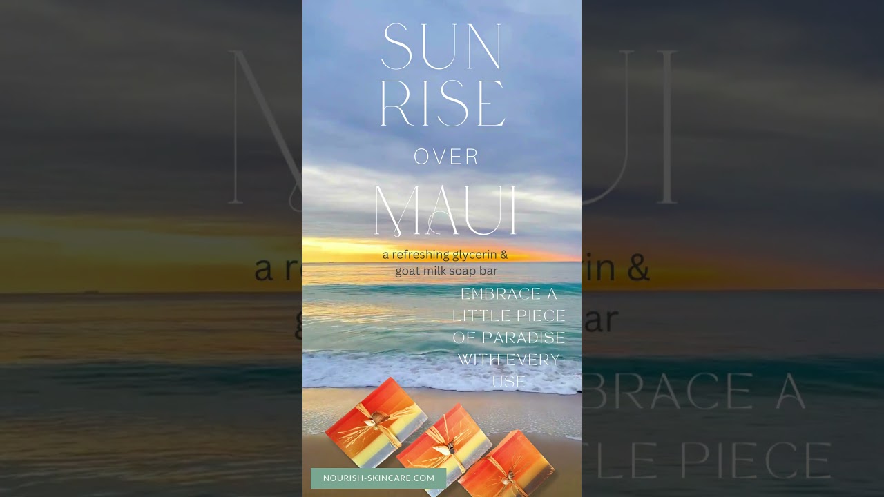 Maui Sunrise Soap Bar with Goat Milk