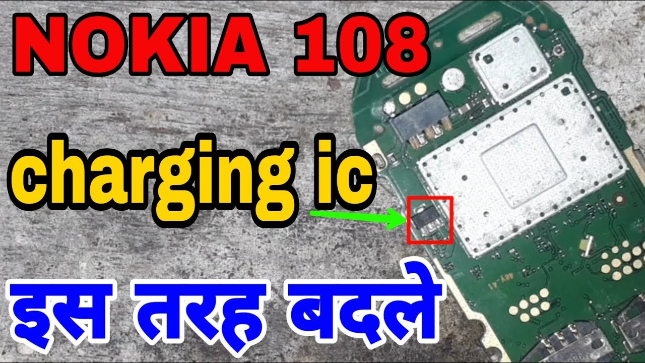 Nokia 108 Charging solution Charging ic Change 100% Done/ Nokia 108 ic problem AMR ANSARI