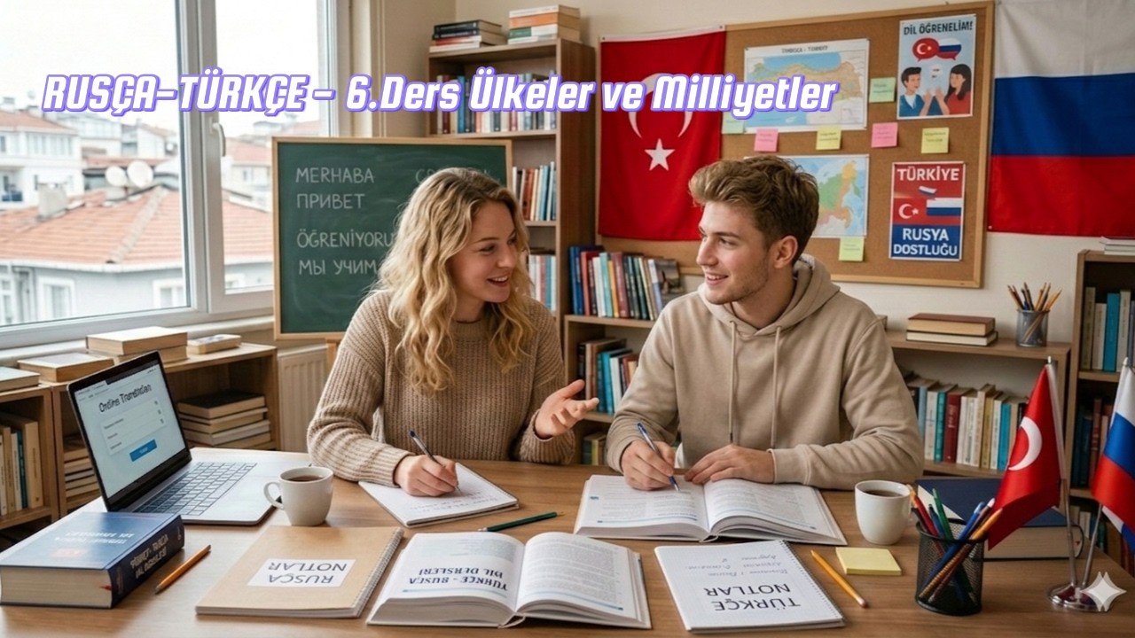 Rusça Ülkeler ve Milliyetler| Ders 6 | Türkçe Okunuşlarıyla Rusça #rusça #ruscadersleri #rusçaöğren