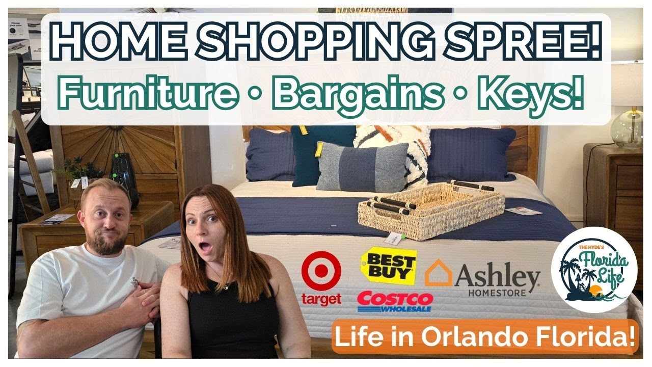 New Florida Home + HUGE Shopping Week (Ashley Deals, Costco, Target!) + We Got the Keys!