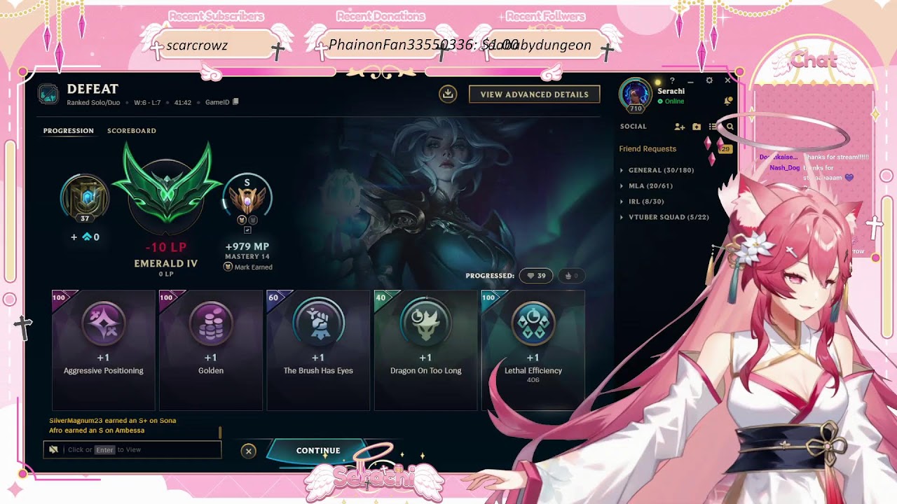 gacha streamer first times league