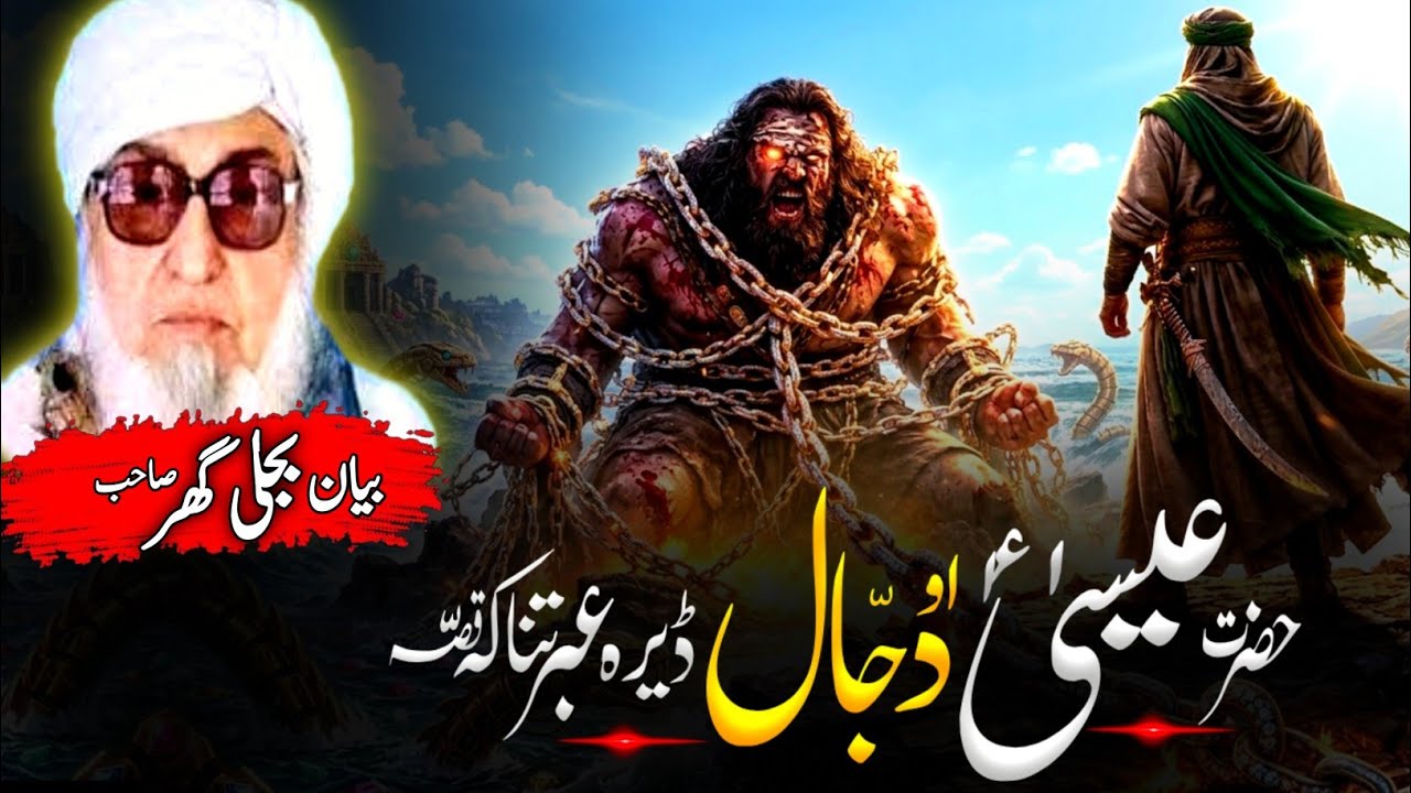 Pashto bayan| Molana Bijligar sahib Bayan | حضرت عیسیٰ علیہ السلام او دجال قصہ
