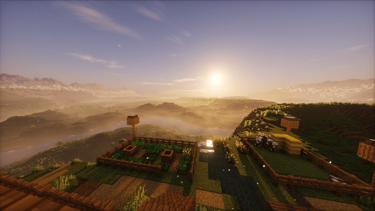 Minecraft but You Stop to Admire Its Beauty — Valley View from Above
