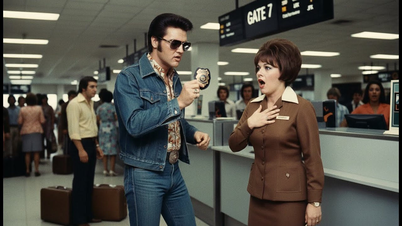 Elvis Stopped a Plane From Taking Off at the Airport What He Did to the Man Inside Will SHOCK You
