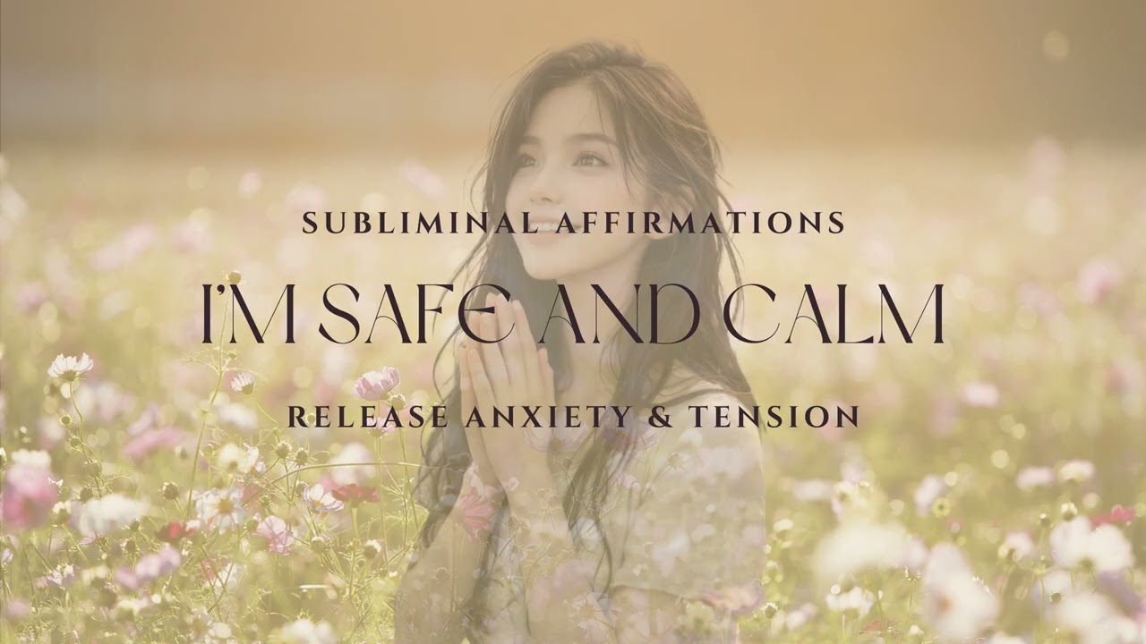 you are safe. you are calm. ☁️ anxiety relief subliminal affirmations