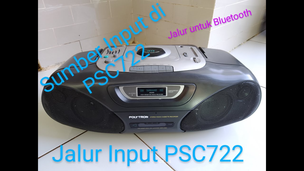 Sumber Input pada Compo PSC722S / Input PSC722 / jalur Input Compo PSC722