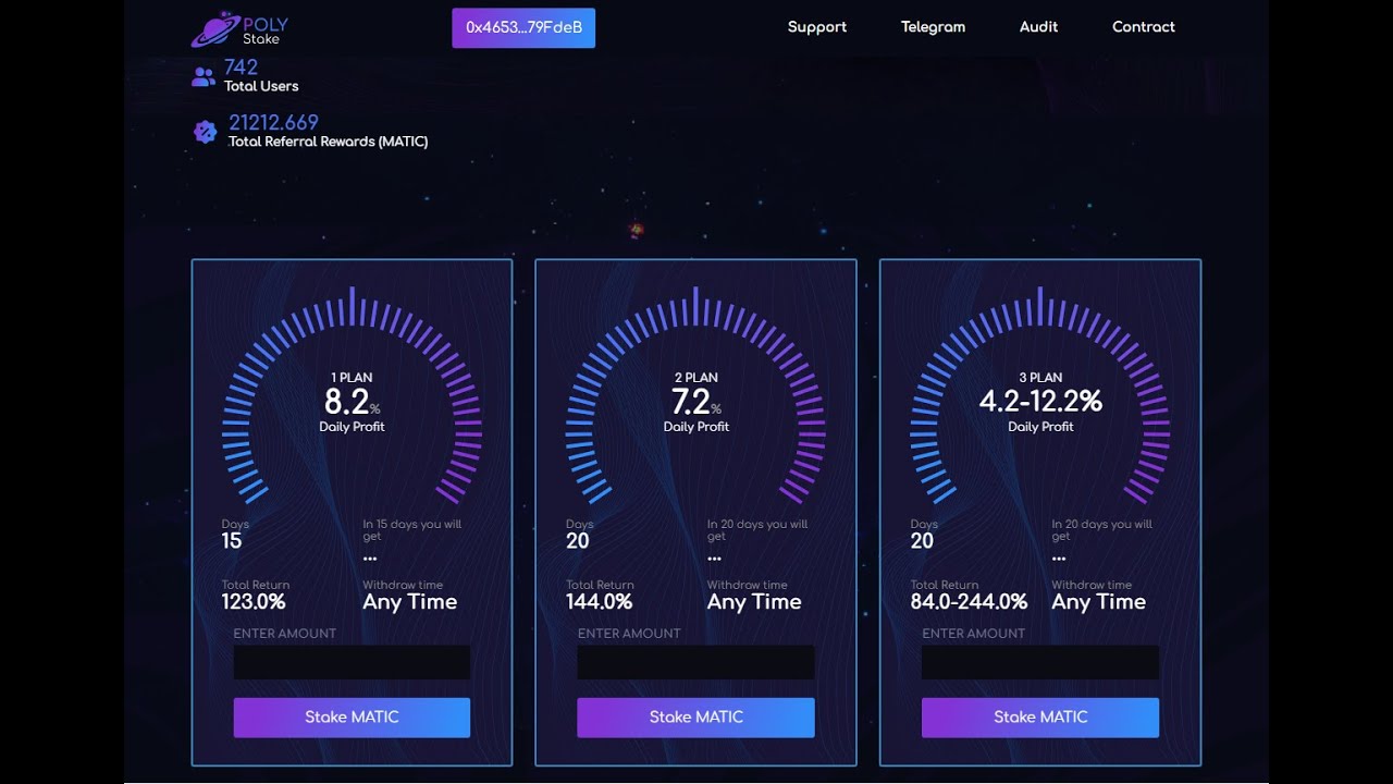POLYSTAKE DAPP