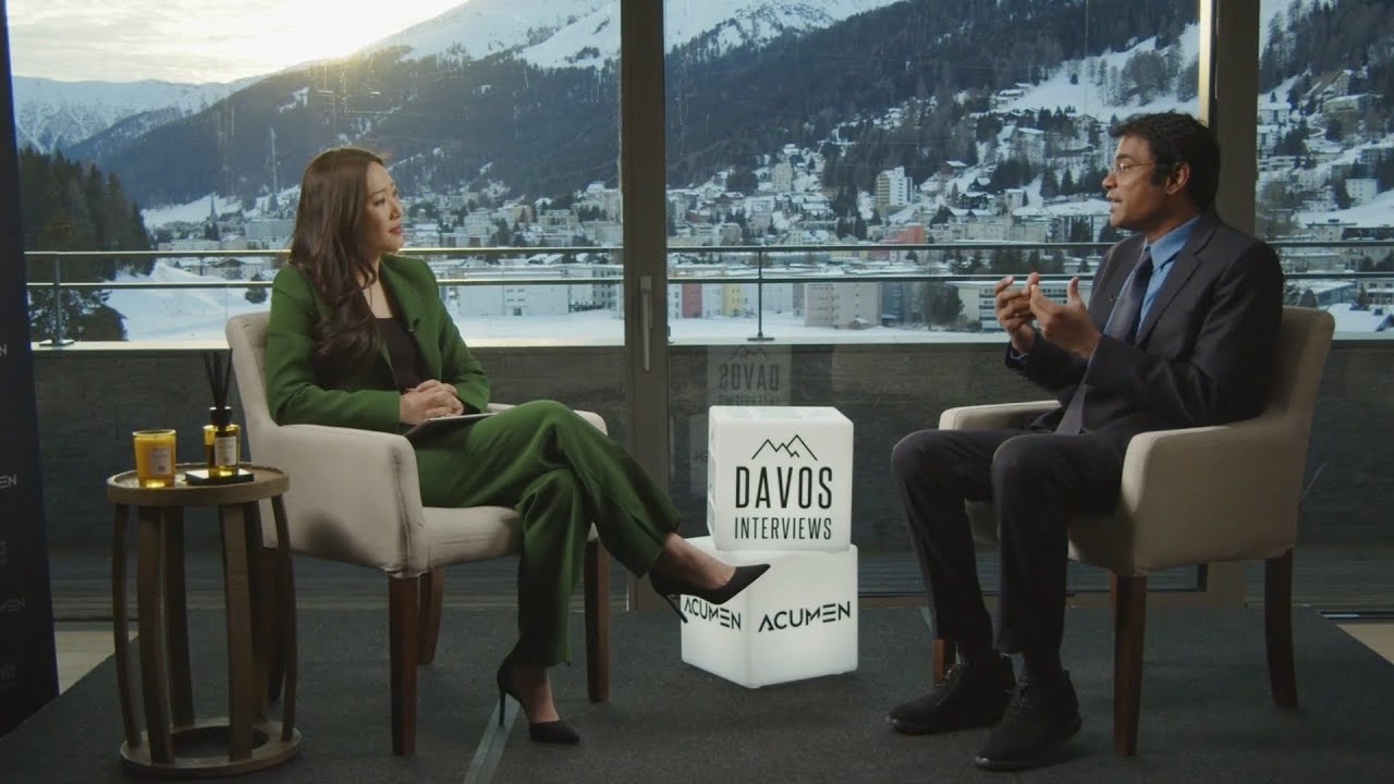 Davos 2025 interview - Dinakar Munagala with Olivia Kinghorst - CBSNews