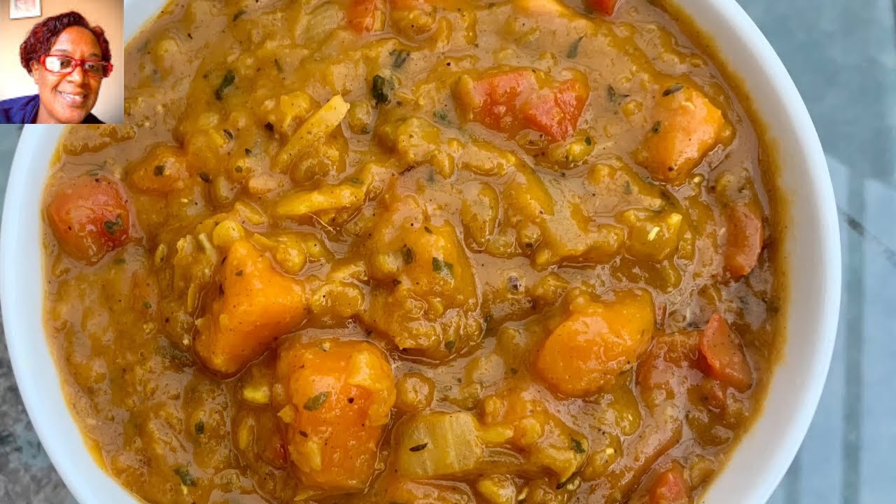 Sweet Potato And Lentil Curry / easy  lentil and sweet potato curry recipe / lentil curry recipe