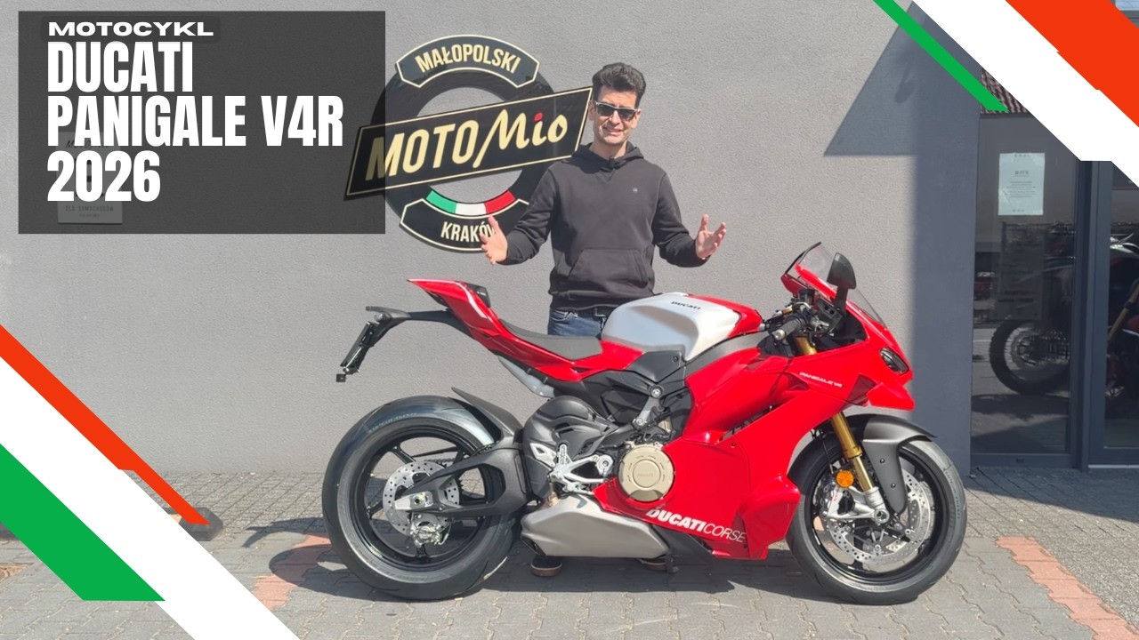 Najbardziej absurdalny motocykl 2026 roku. Masz odwagę odkręcić? - Ducati Panigale V4R 2026