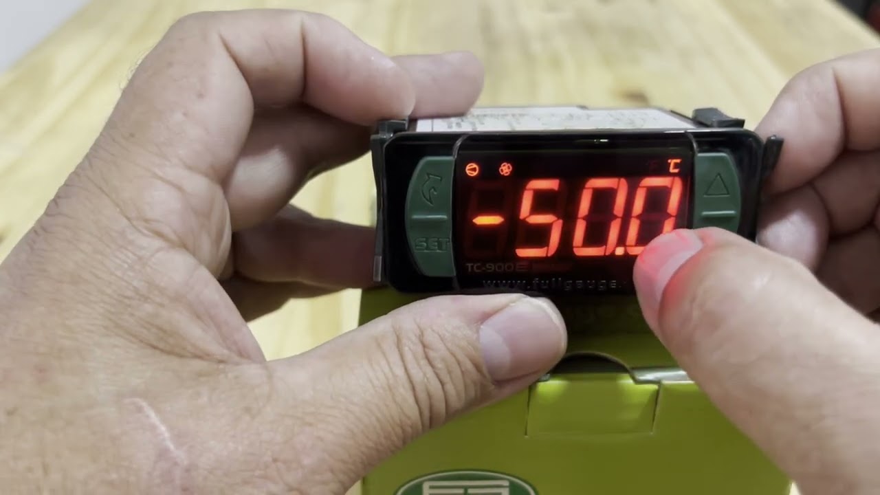 COMO TRAVAR A TEMPERATURA DO CONTROLADOR TC900 FULL GAUGE