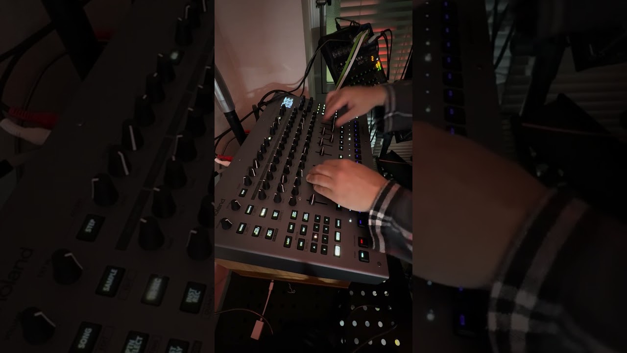 Roland TR-1000 with modularsynth dawless session.