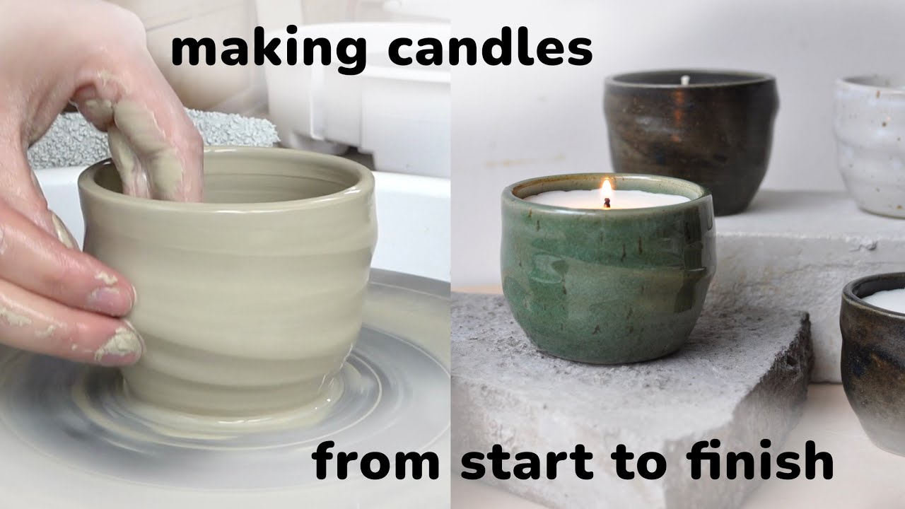 How to Make Ceramic Candles from Start to Finish