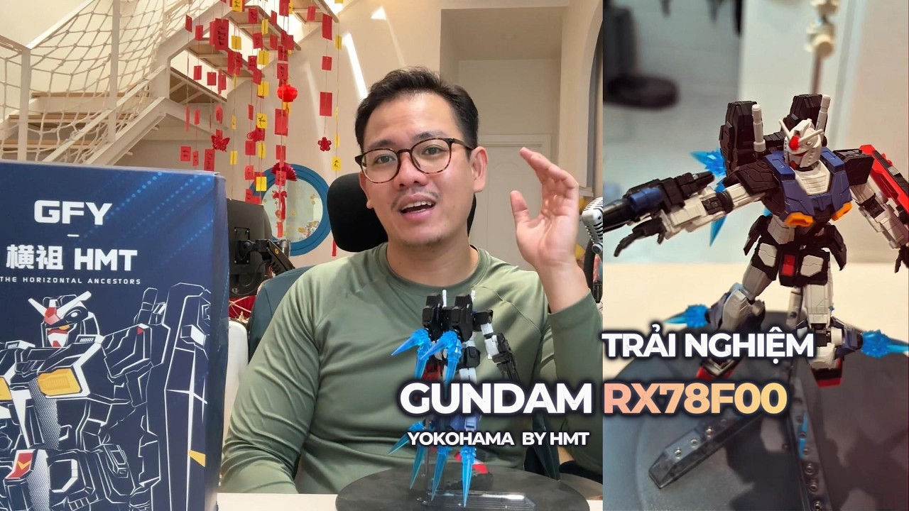 TRẢI NGHIỆM RÁP GUNDAM RX78F00 YOKOHAMA HMT by GFY #haimaichiaselairai #mohinhgundam #rx782gundam