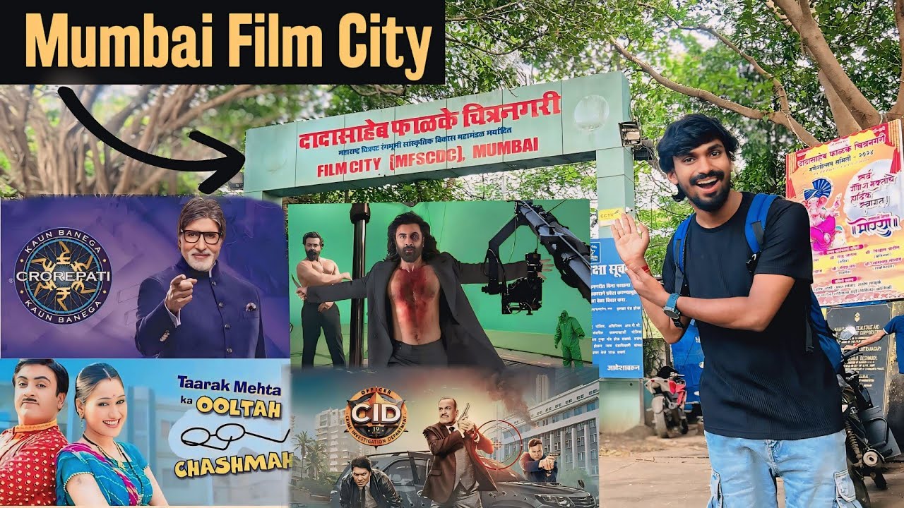 Film city mumbai tour | live shooting I bollywood ka Kala Sach !! shocking 😳