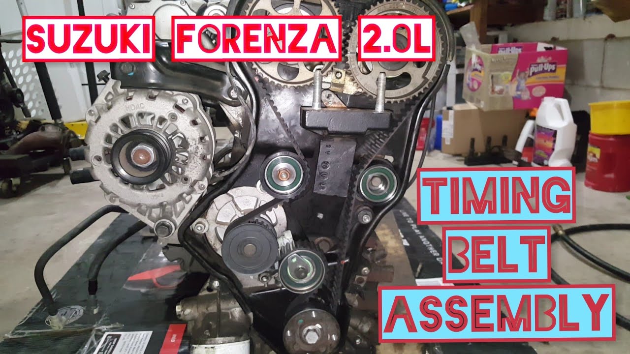 Suzuki Forenza/Optra/Excell/Lacetti 2008 2.0l timing belt assembly replacement/cam seals/crank seal.