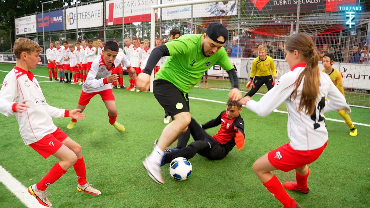 LOS BARRENDEROS vs 100 spelers 😱 TOUZANI TV