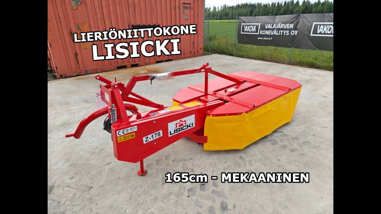 Lisicki Z 178 - 165cm lieri&ouml;niittokone - mekaaninen