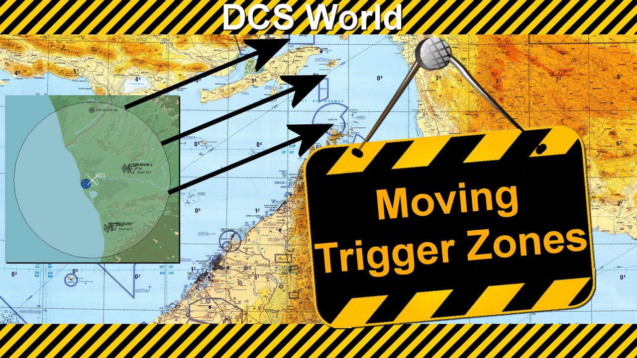 DCS World Mission Editor Tutorial - Moving Trigger Zones