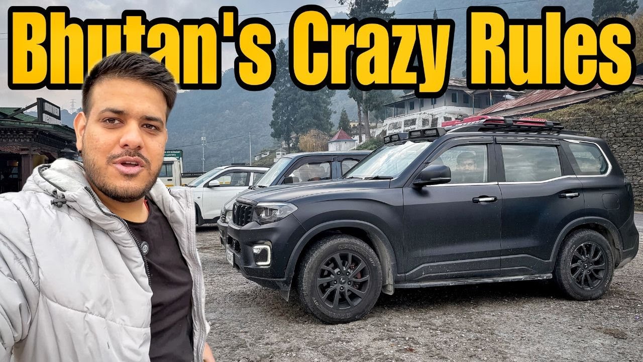 Bhutan Ke Crazy Road Rules 😳 |India To Bhutan By Road| #EP-6