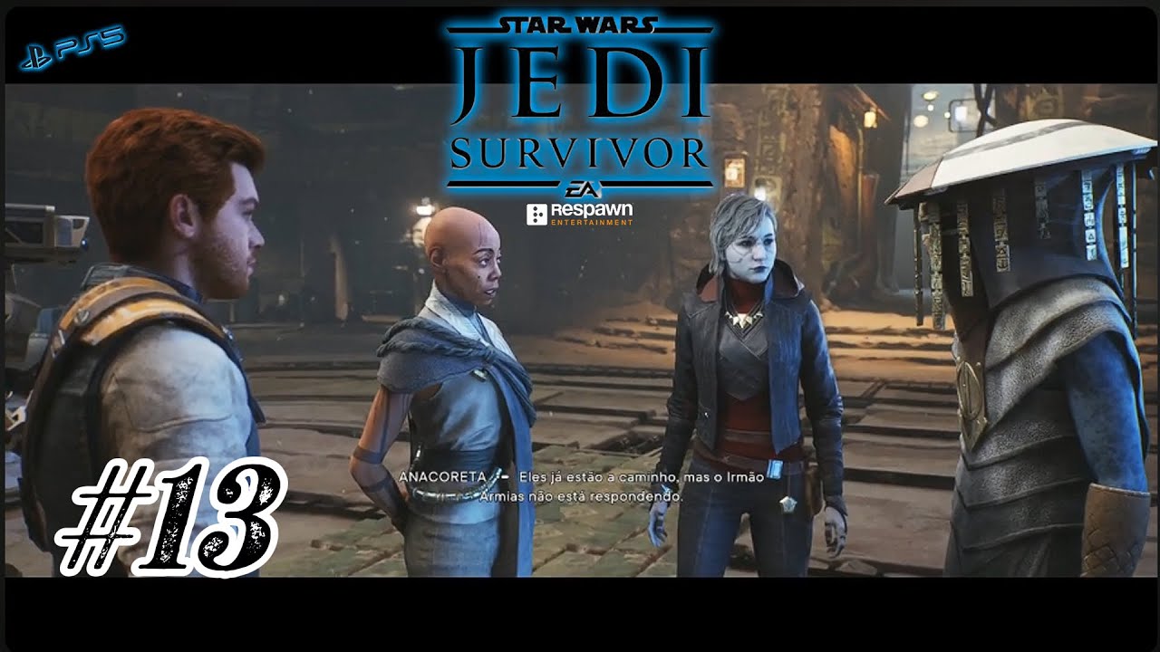 STAR WARS Jedi: Survivor #13 | Desafio &Eacute;pico no Santu&aacute;rio (Lamelai em Portugu&ecirc;s/PS5/sem coment&aacute;rio)