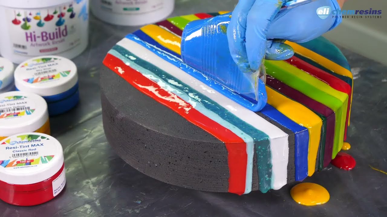 Hi-Build Geode Art Resin - extra thick 3D Art Resin for Blob Painting and Geode Art #blobart