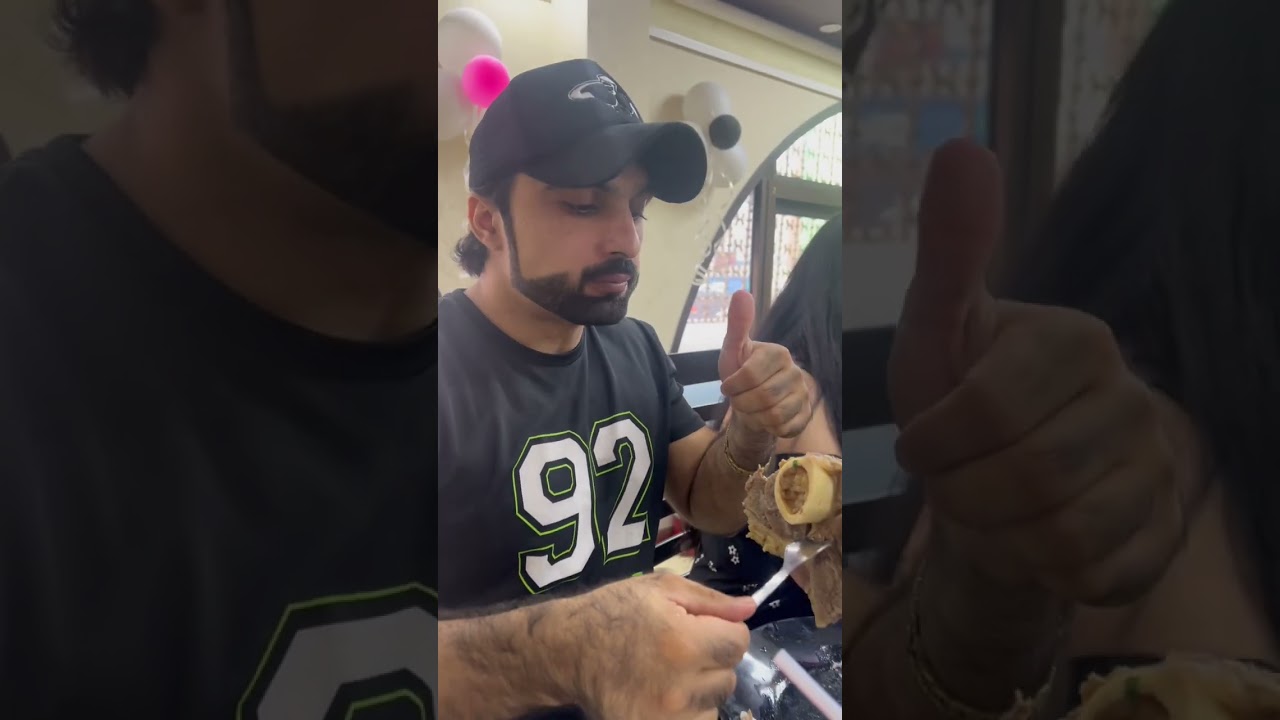 Eating bef wao so nice 