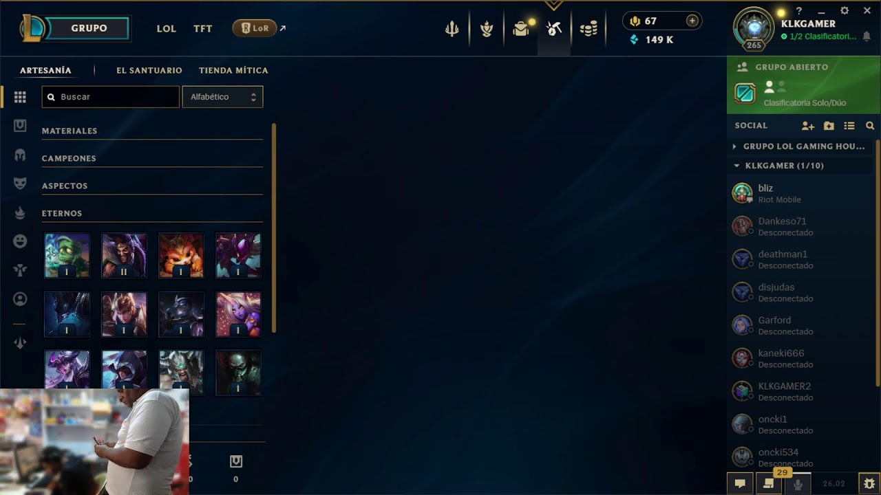 RANQUED SOLO Q, BUSCO DUO, SOY SOPORTE MALPHITE TANQUE