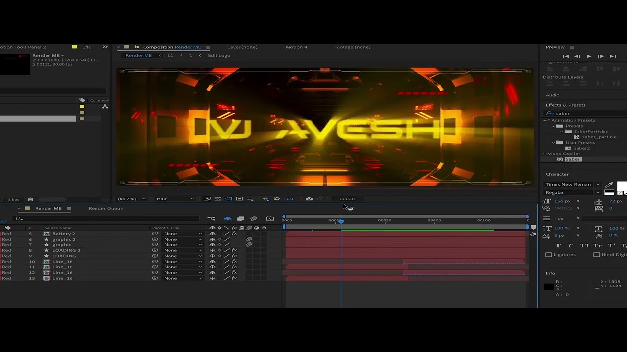Techno Logo After Effect Template by @VjAvesh