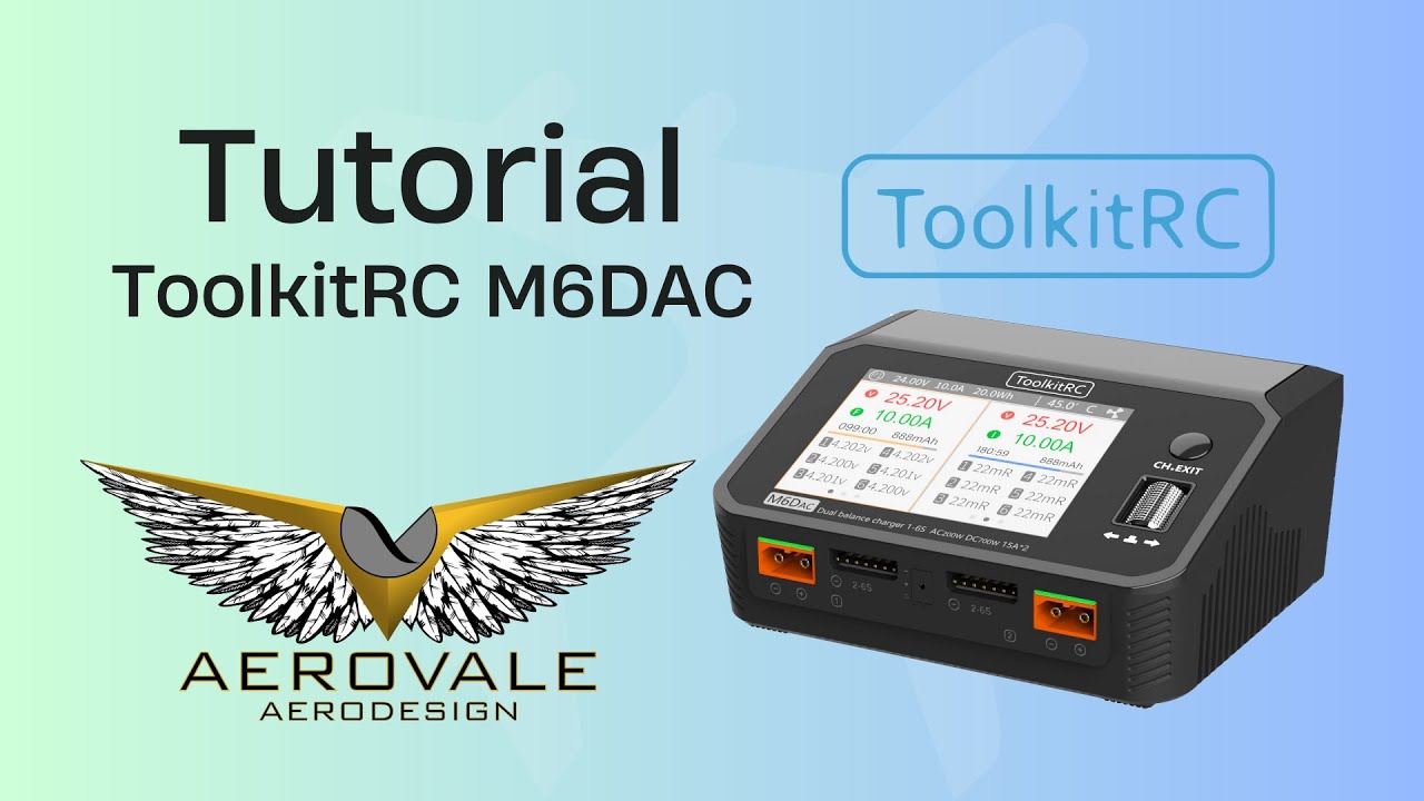 Tutorial Completo Carregador ToolkitRC M6DAC