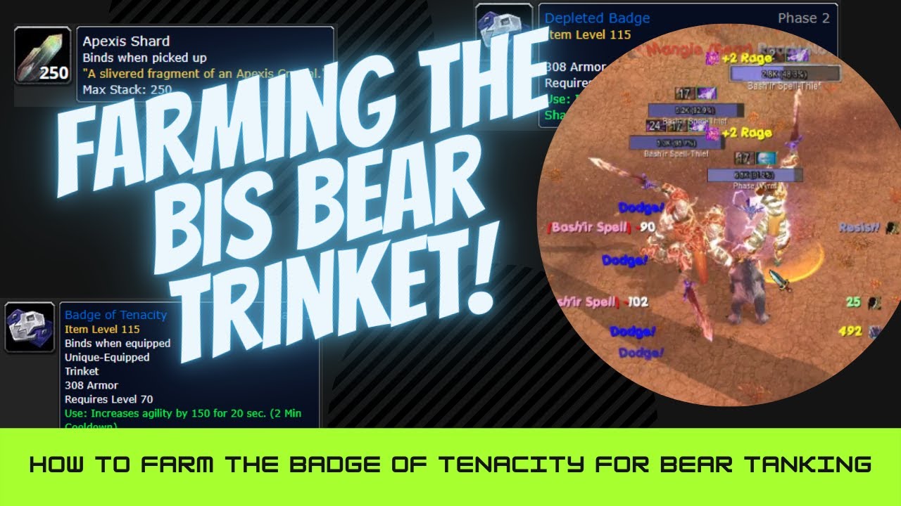 How to Farm Badge of Tenacity - TBC Classic