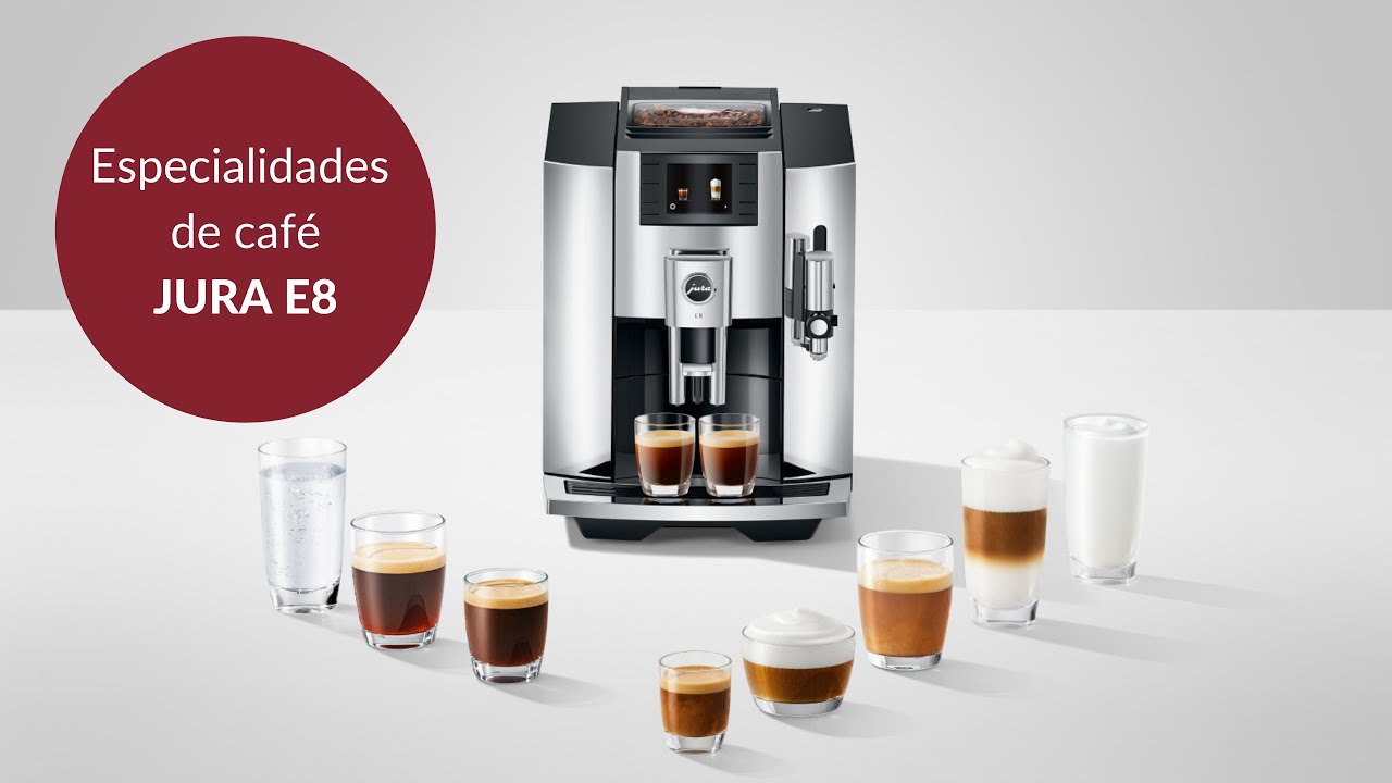 Cafés que prepara la cafetera automática Jura E8 ☕️