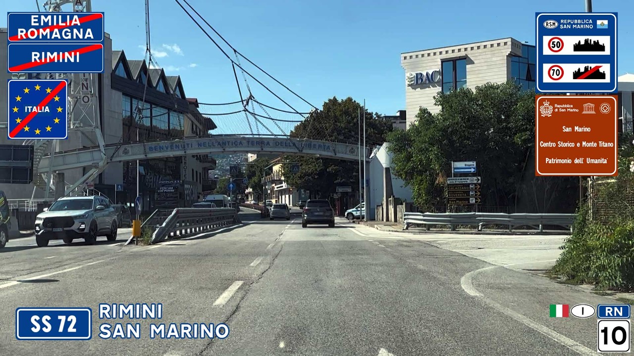 I - RSM | Strada Consolare RIMINI - SAN MARINO | SS 72, Superstrada di SAN MARINO
