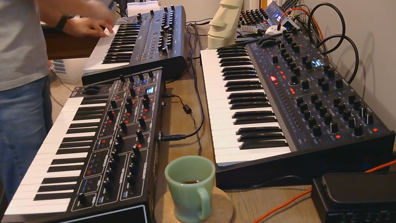 Moog Messenger, Sequential Fourm, and Oberheim TEO-5 Bass Comparison