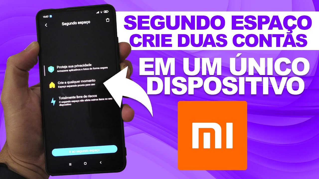 SEGUNDO ESPAÇO CRIE DUAS CONTAS EM UM ÚNICO DISPOSITIVO