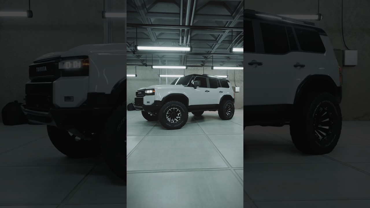 Storm Trooper White Widebody 2024 Land Cruiser 🎬 #2024landcruiser #toyota #landcruiser #widebody